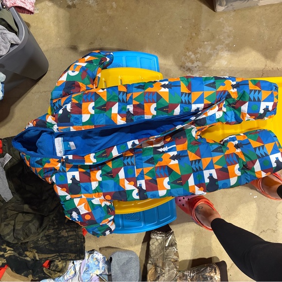 Columbia Other - Columbia Kids Multicolor Geometric Snowsuit - Blue Green Orange